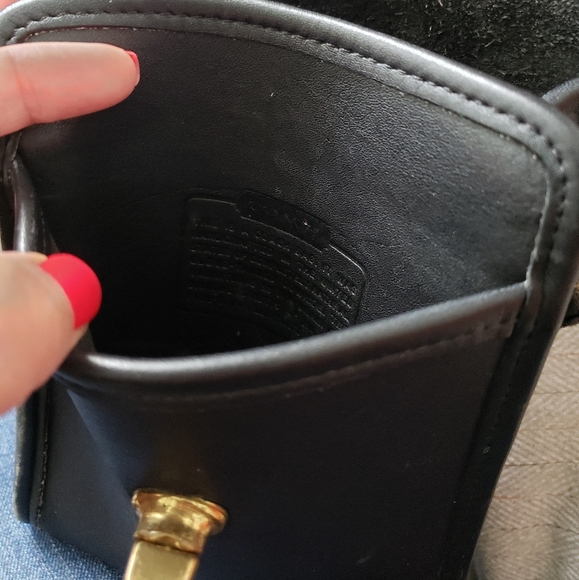 π host pickπ Vintage Coach Scooter Bag Black - Picture 9 of 10